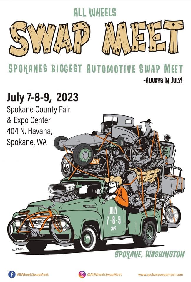 ALL WHEELS Swap Meet Car Show Spokane County Fair & Expo Center