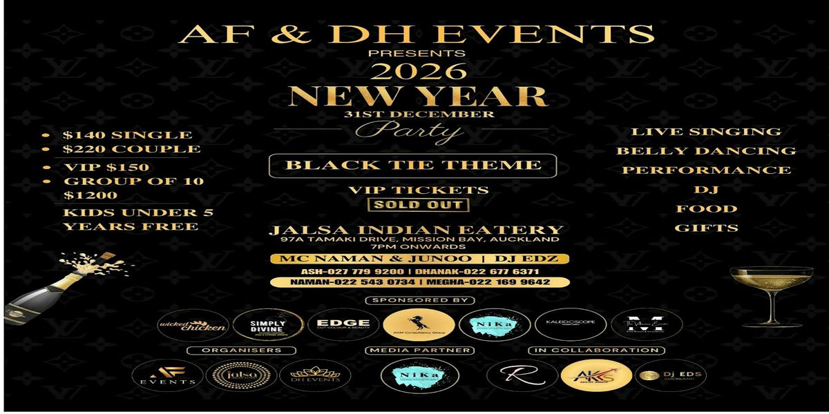 2026 New Year\u2019s Eve Black-Tie Event