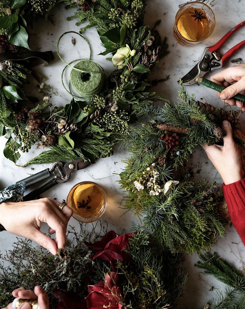 Holiday Wreath Workshop with Proletariat Wine Company + Posies Floral