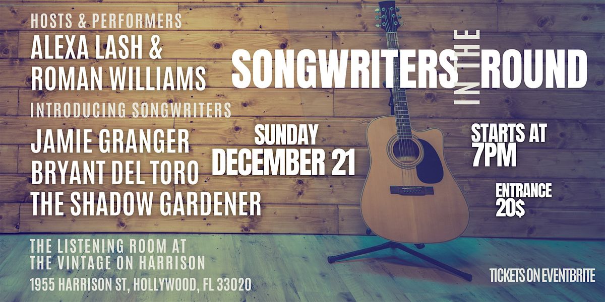Songwriters In The Round At The Vintage on Harrison