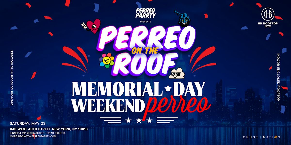 Memorial Day Weekend Rooftop Perreo Parrty Skyline Views NYC