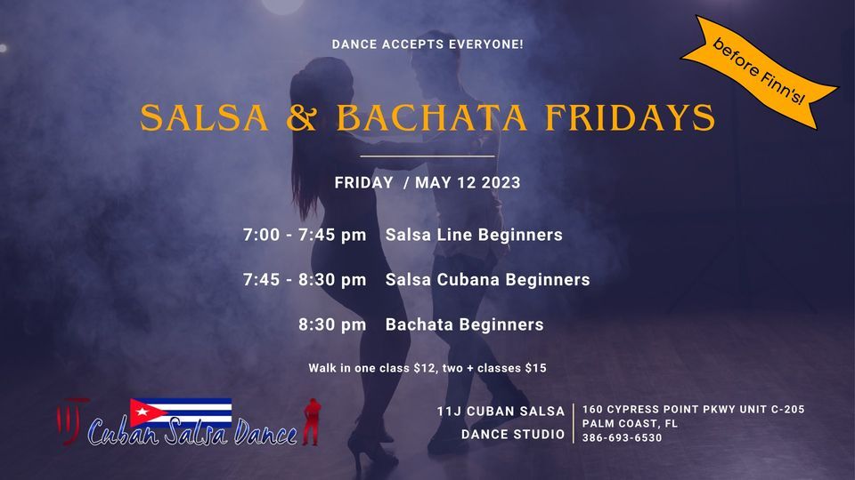 Salsa & Bachata Fridays Before Finns @11J Cuban Salsa Dance Studio in ...