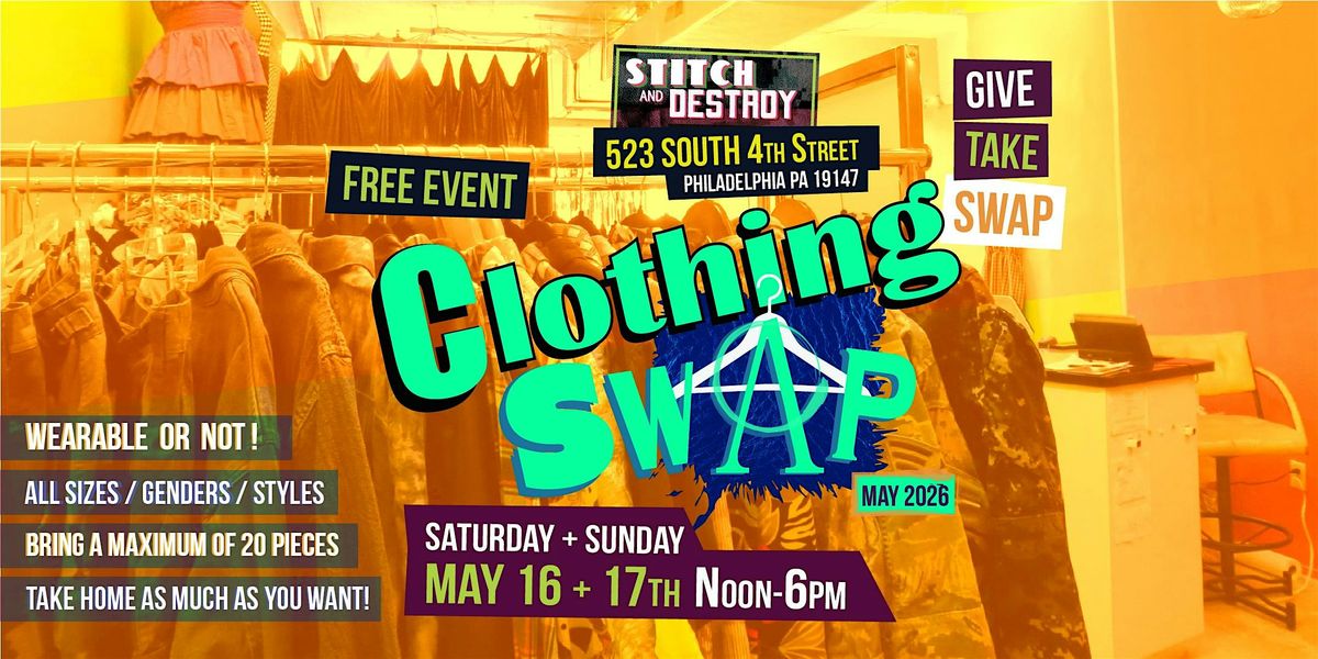 Clothing Swap- MAY