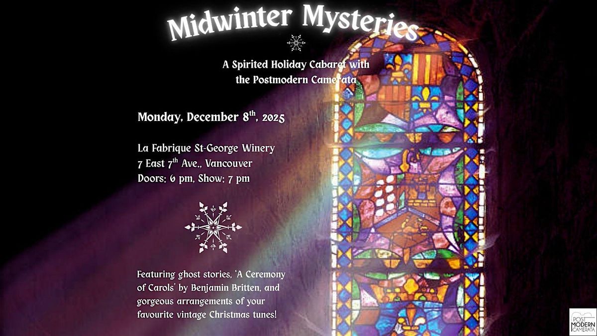 Midwinter Mysteries: A Holiday Cabaret