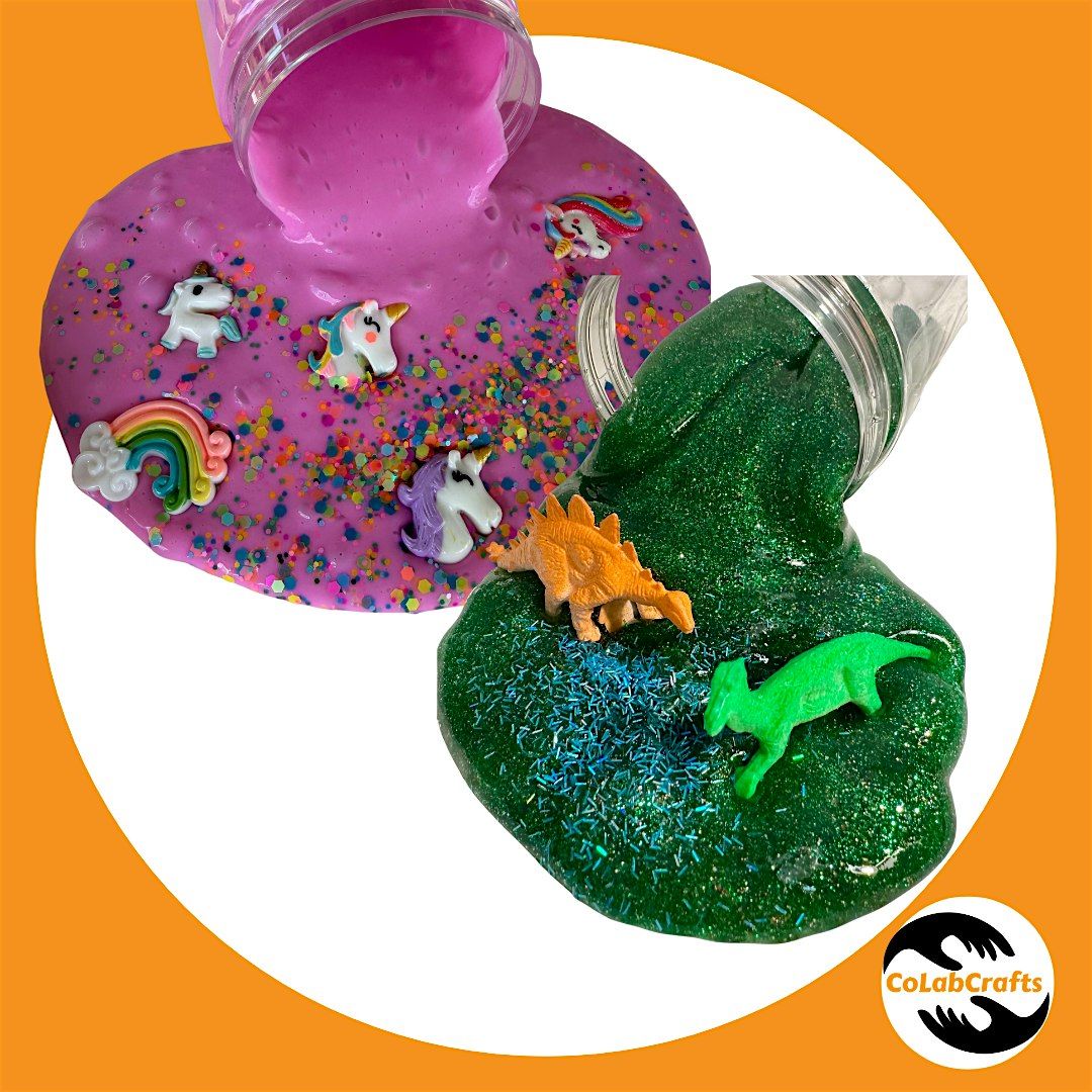 Fun Slime time with unicorns and dinos