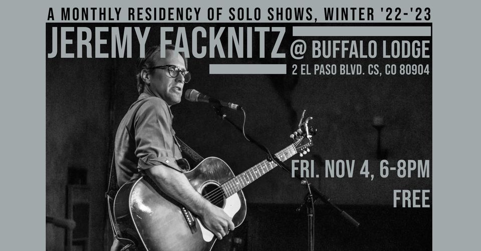 Jeremy Facknitz Solo at Buffalo Lodge Bicycle Resort at Buffalo Lodge ...