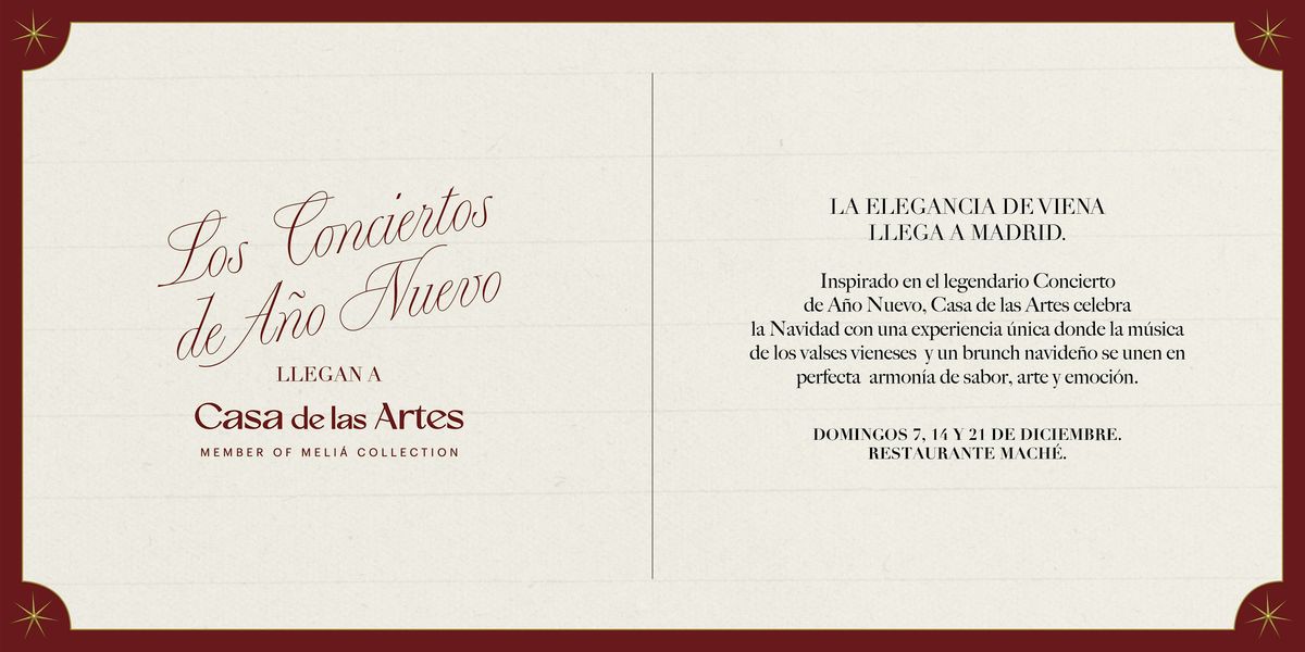 LOS CONCIERTOS DE A\u00d1O NUEVO en Casa de las Artes