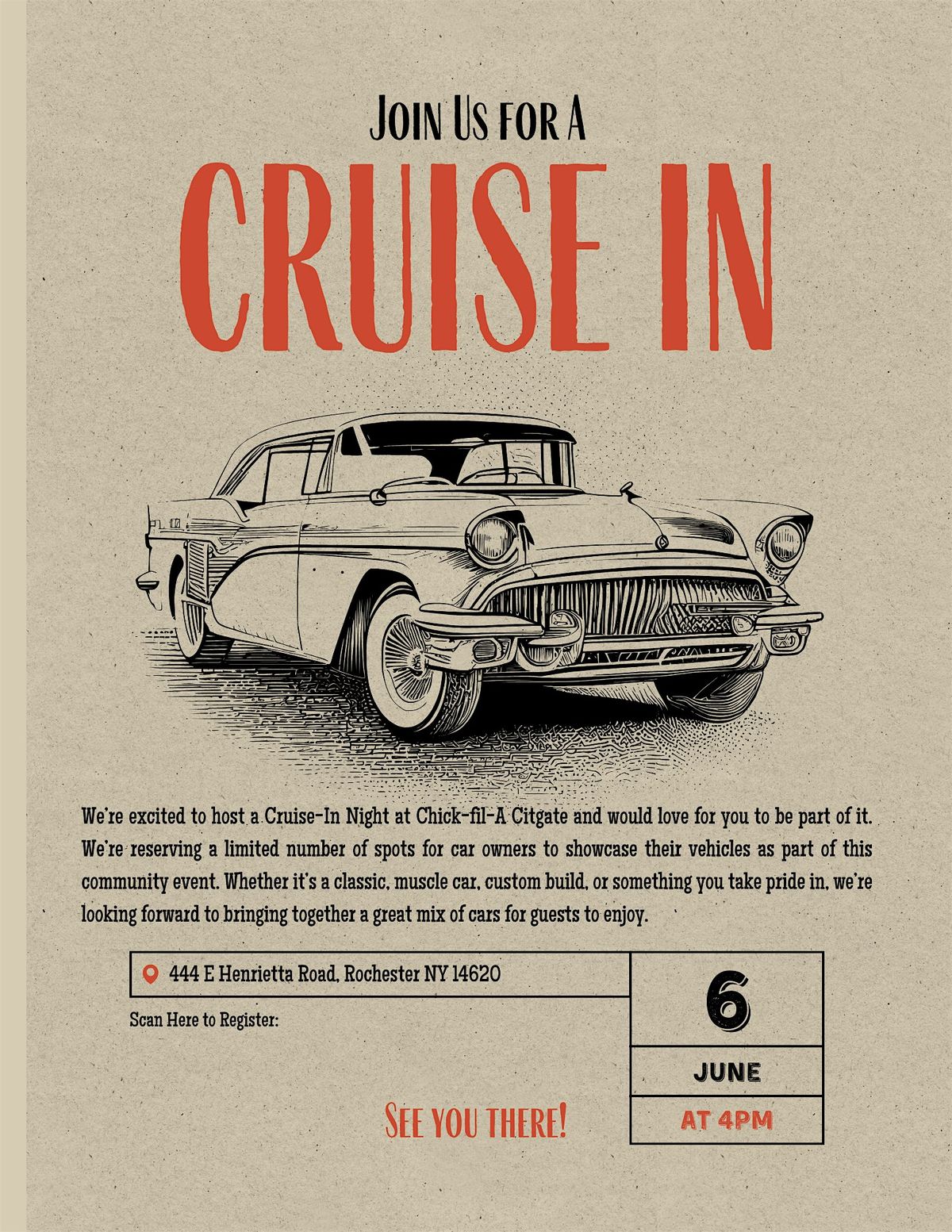 Cruise-in Night Car Registration!