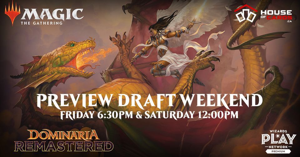 Dominaria Remastered WPN Premium Exclusive Preview Event - House of ...