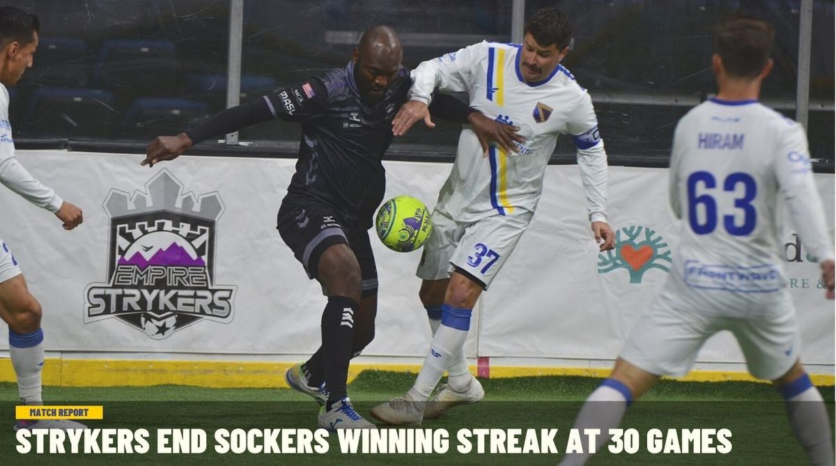 San Diego Sockers at Empire Strykers Arena Soccer at Toyota Arena - CA