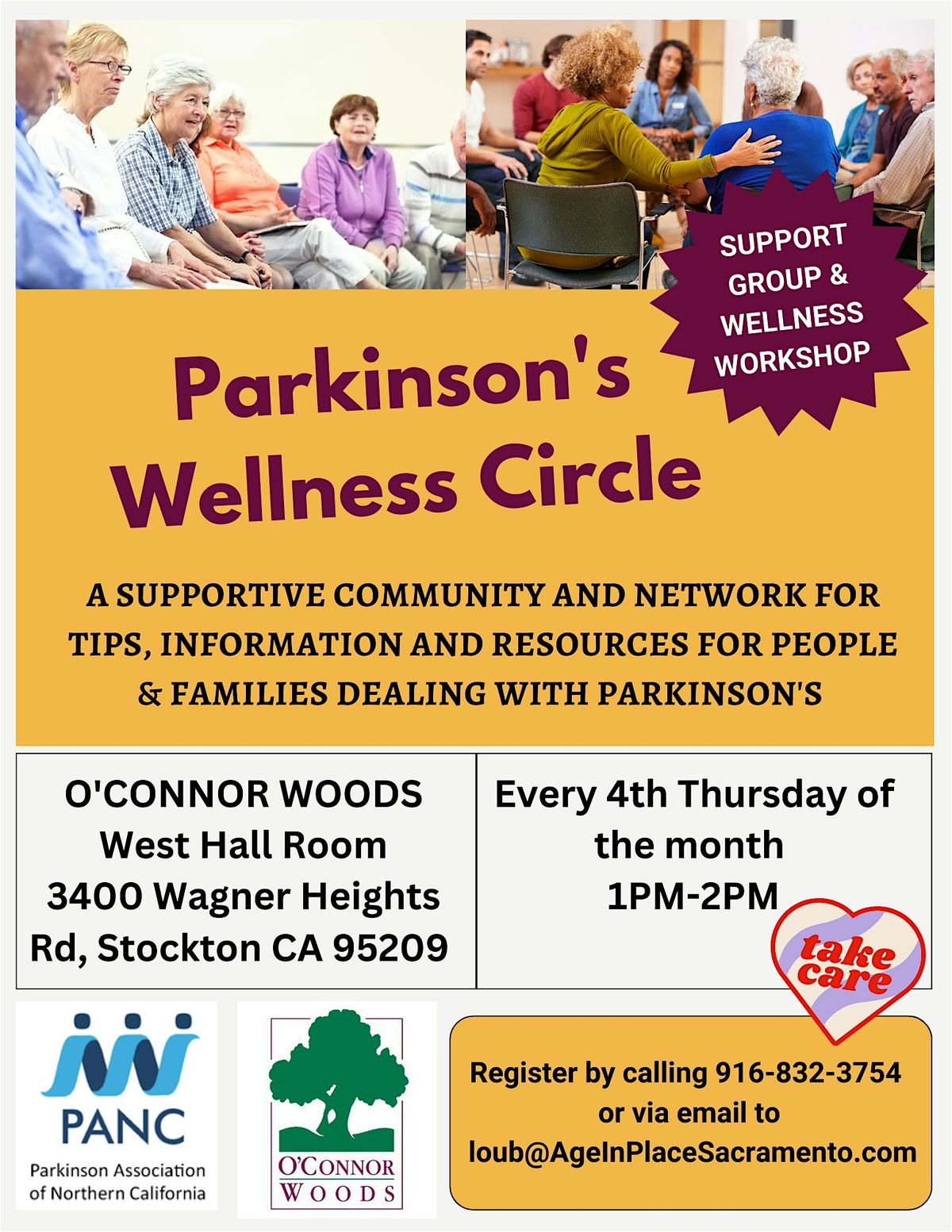 Parkinson's Support Group in Stockton