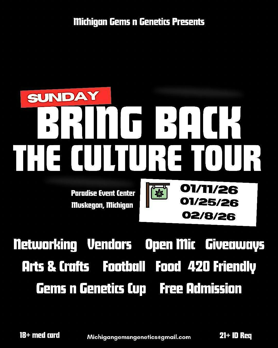 Bring Back The Culture Tour