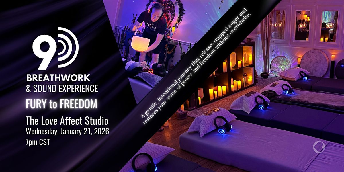 From Fury to Freedom: A Journey through Sacred Rage - 9D Breathwork Journey