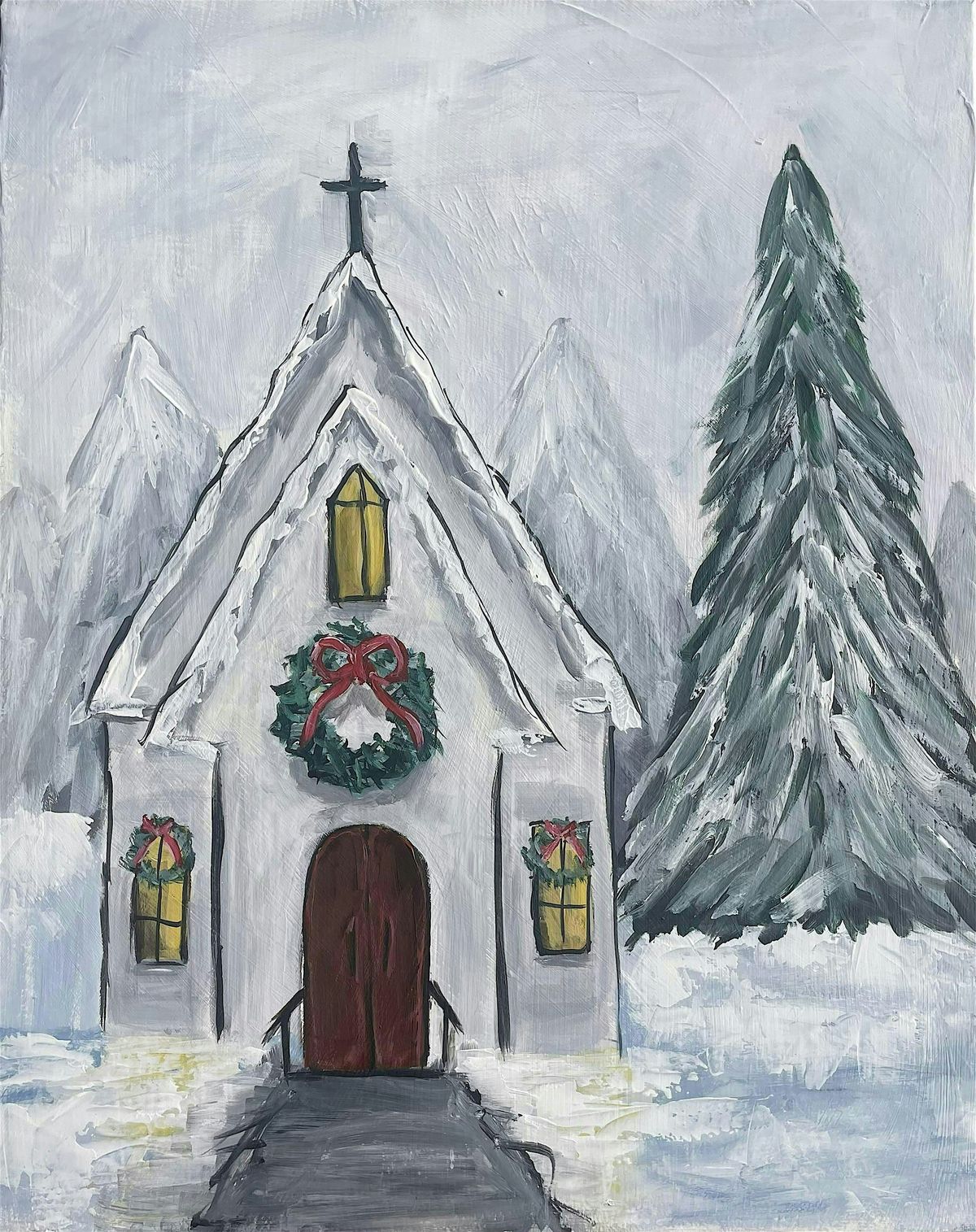 Silent Night Painting Class