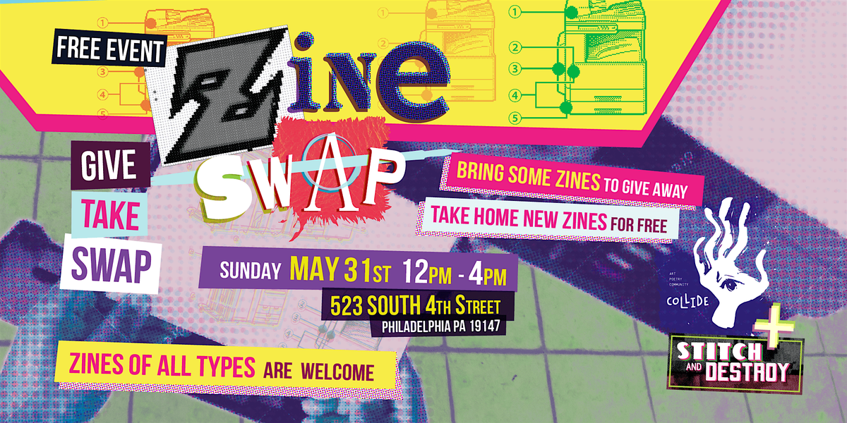 ZINE SWAP at STITCH AND DESTROY