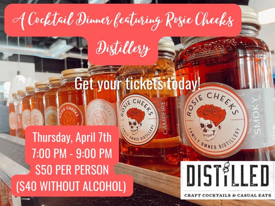 A Cocktail Dinner with Rosie Cheeks Distillery Shorebird St