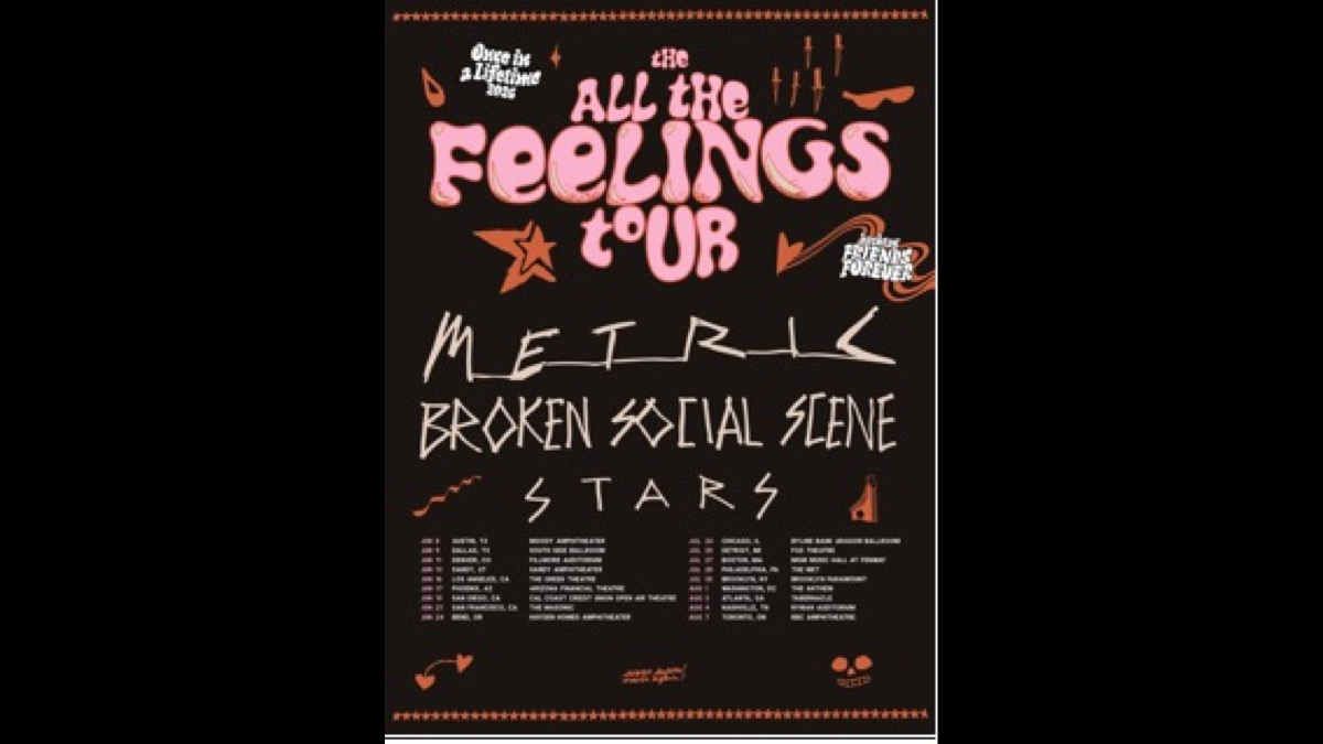 Metric, Broken Social Scene & Stars Detroit Tickets