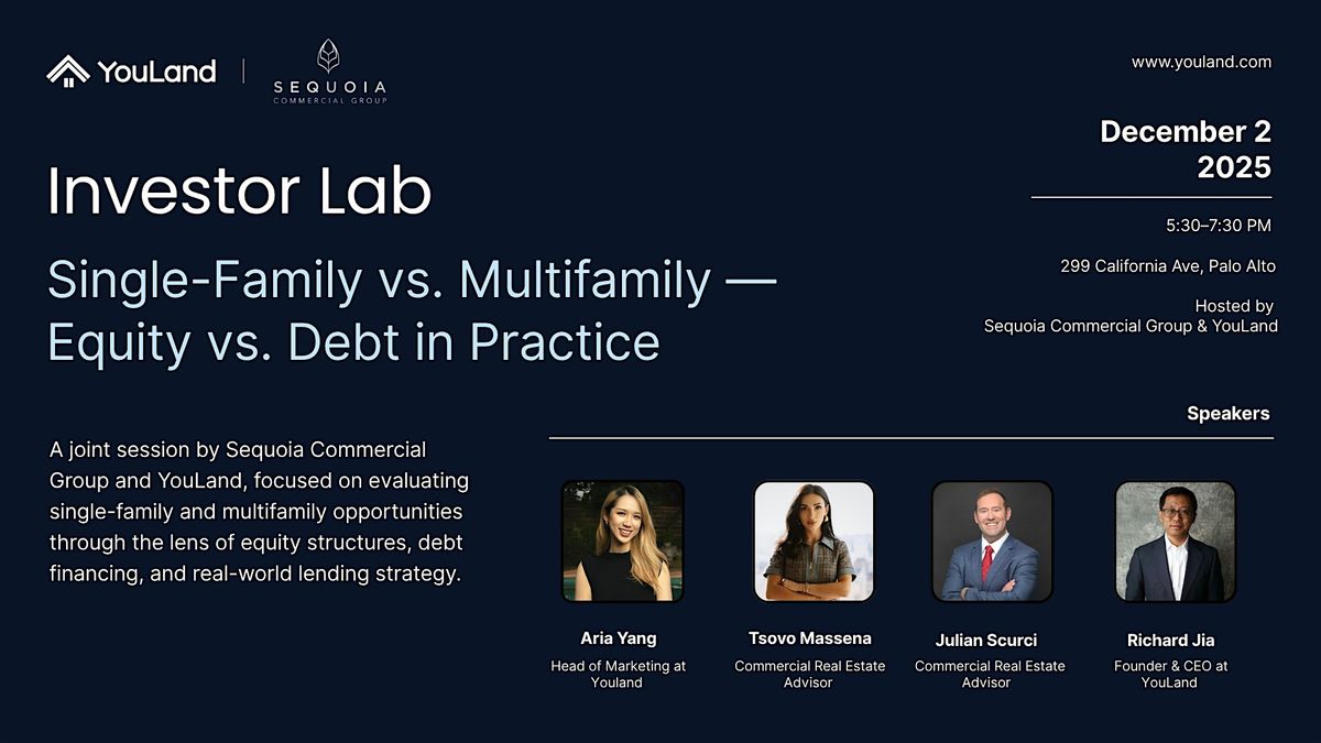 Investor Lab: Single-Family vs. Multifamily \u2014 Equity vs. Debt in Practice