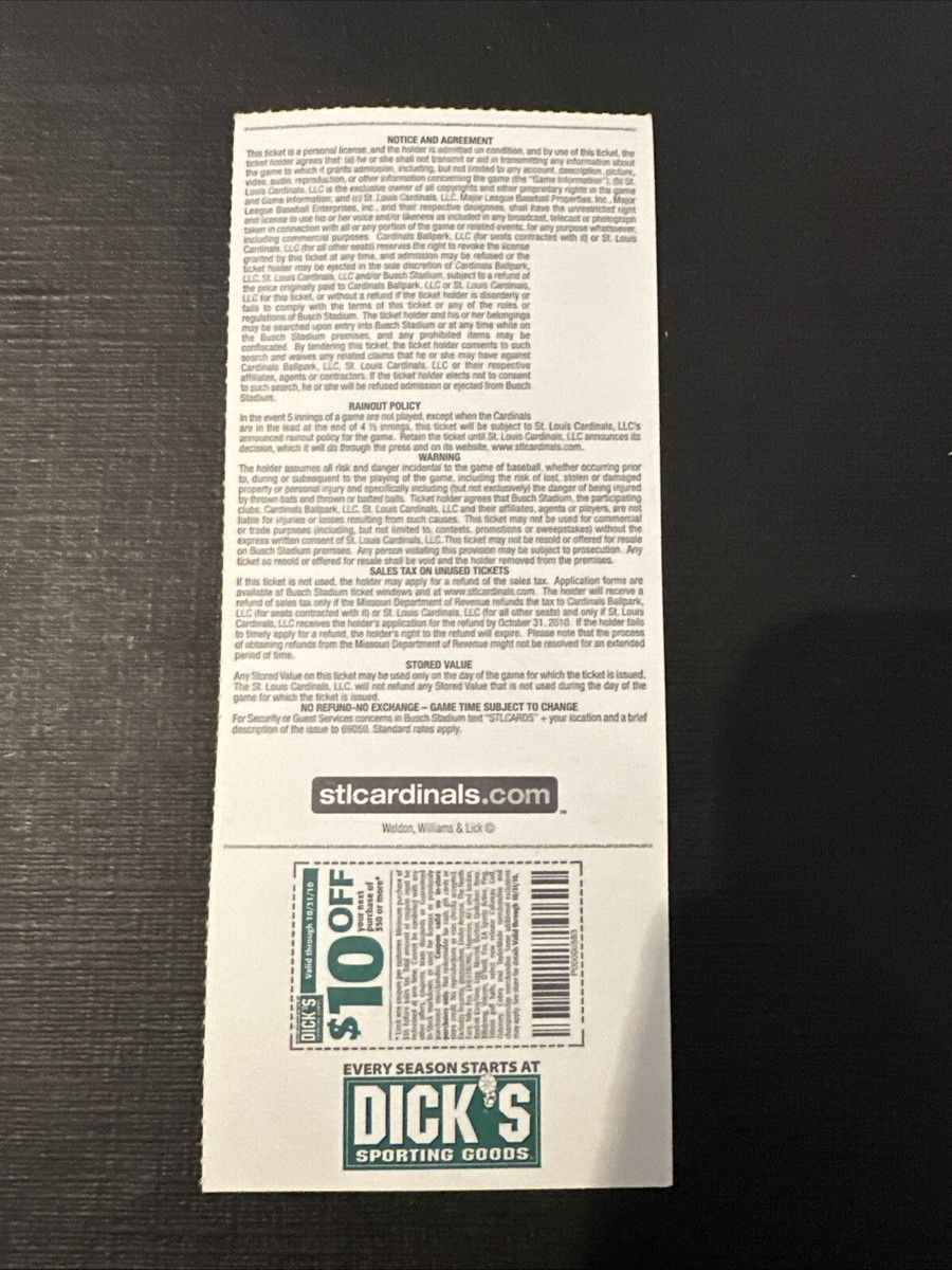 St. Louis Cardinals at Washington Nationals at Nationals Park