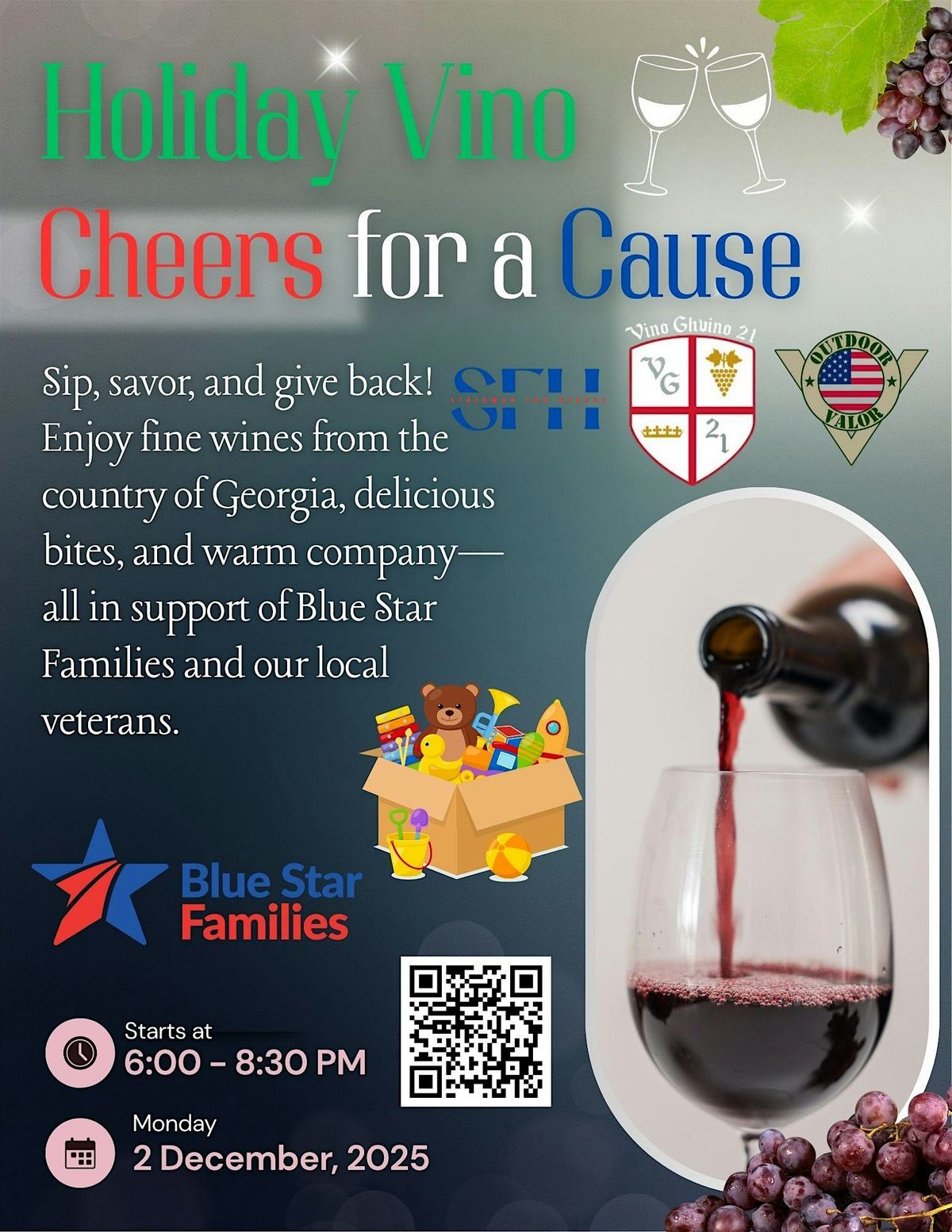 Holiday Vino & Giving: Cheers for a Cause