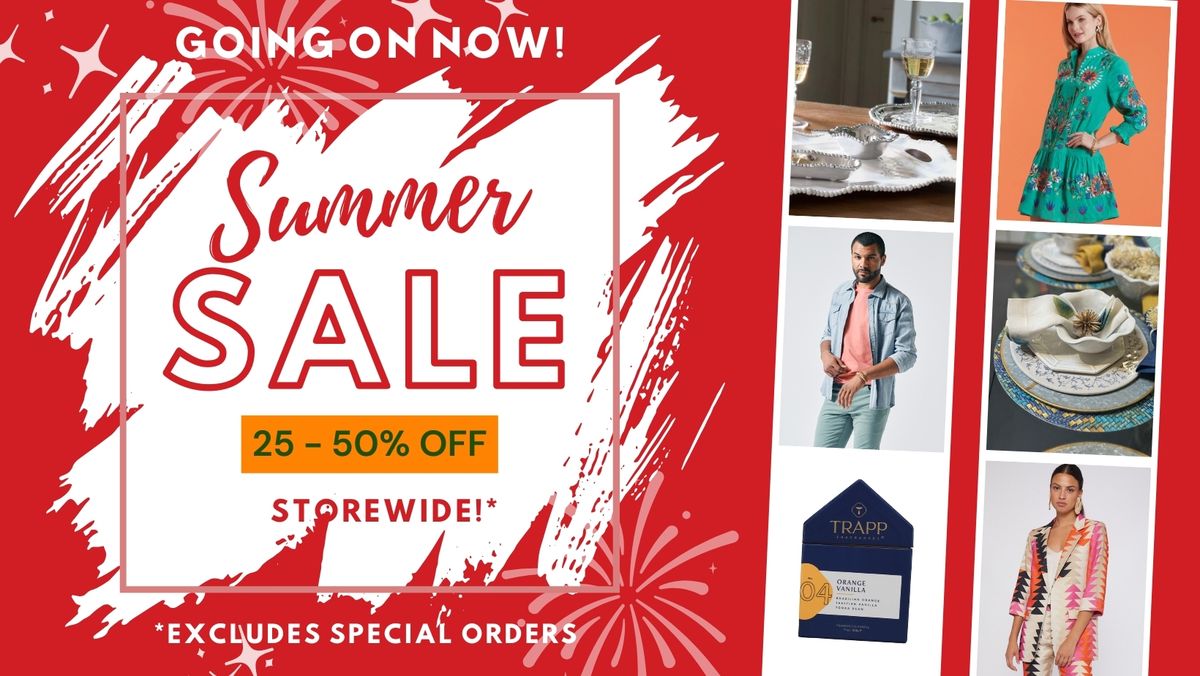 Trapp and Companys 2024 Annual Summer Storewide Sale 4110 Main St