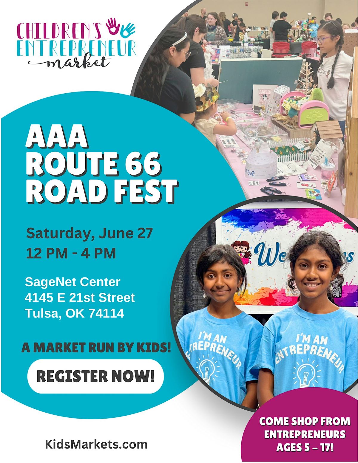 Kids Markets at AAA Route 66 Road Fest