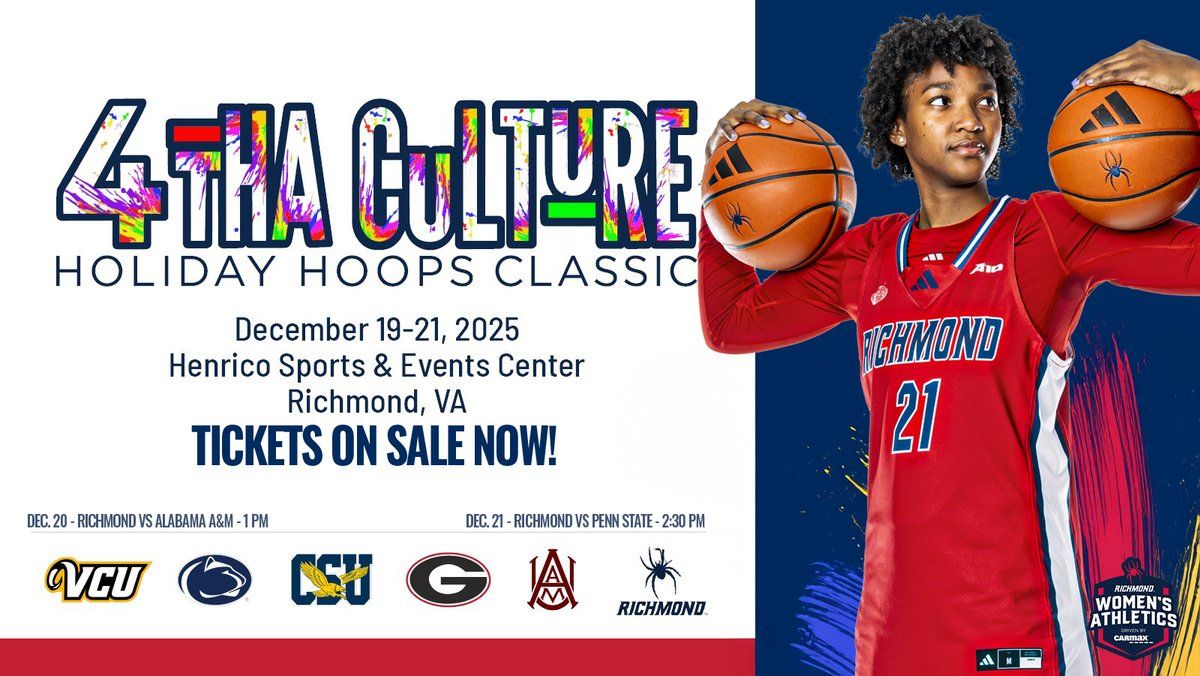 4 Tha Culture Women's Holiday Hoops Classic: Georgia vs. VCU - Day 1