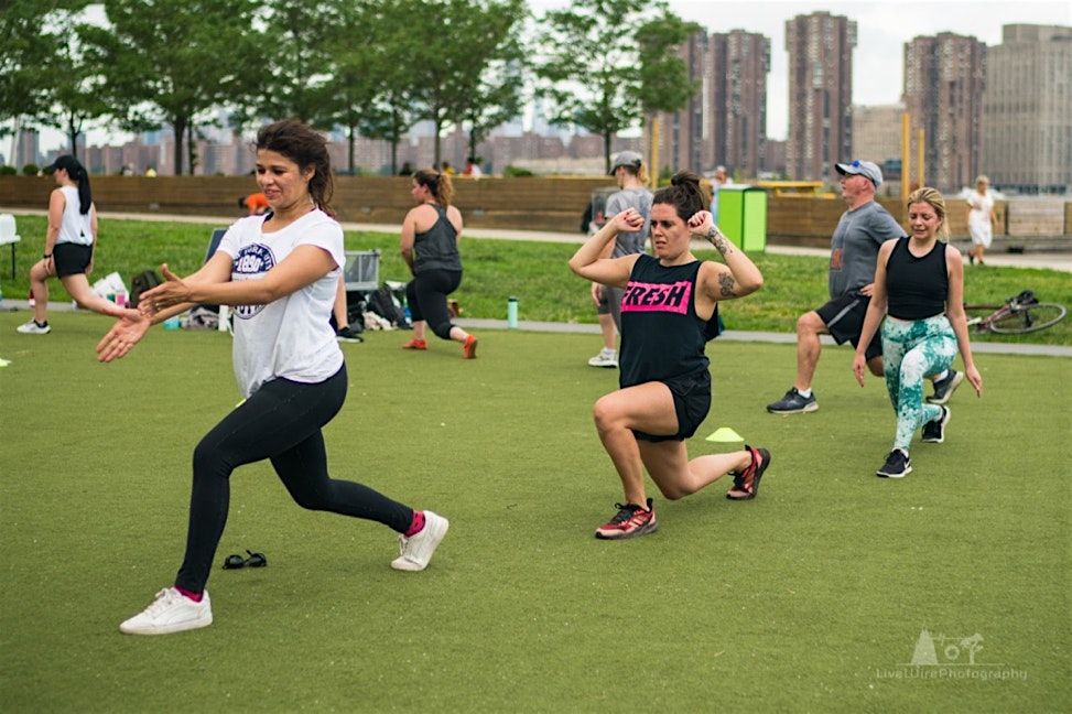 Outdoor Fitness Class with The Trinity