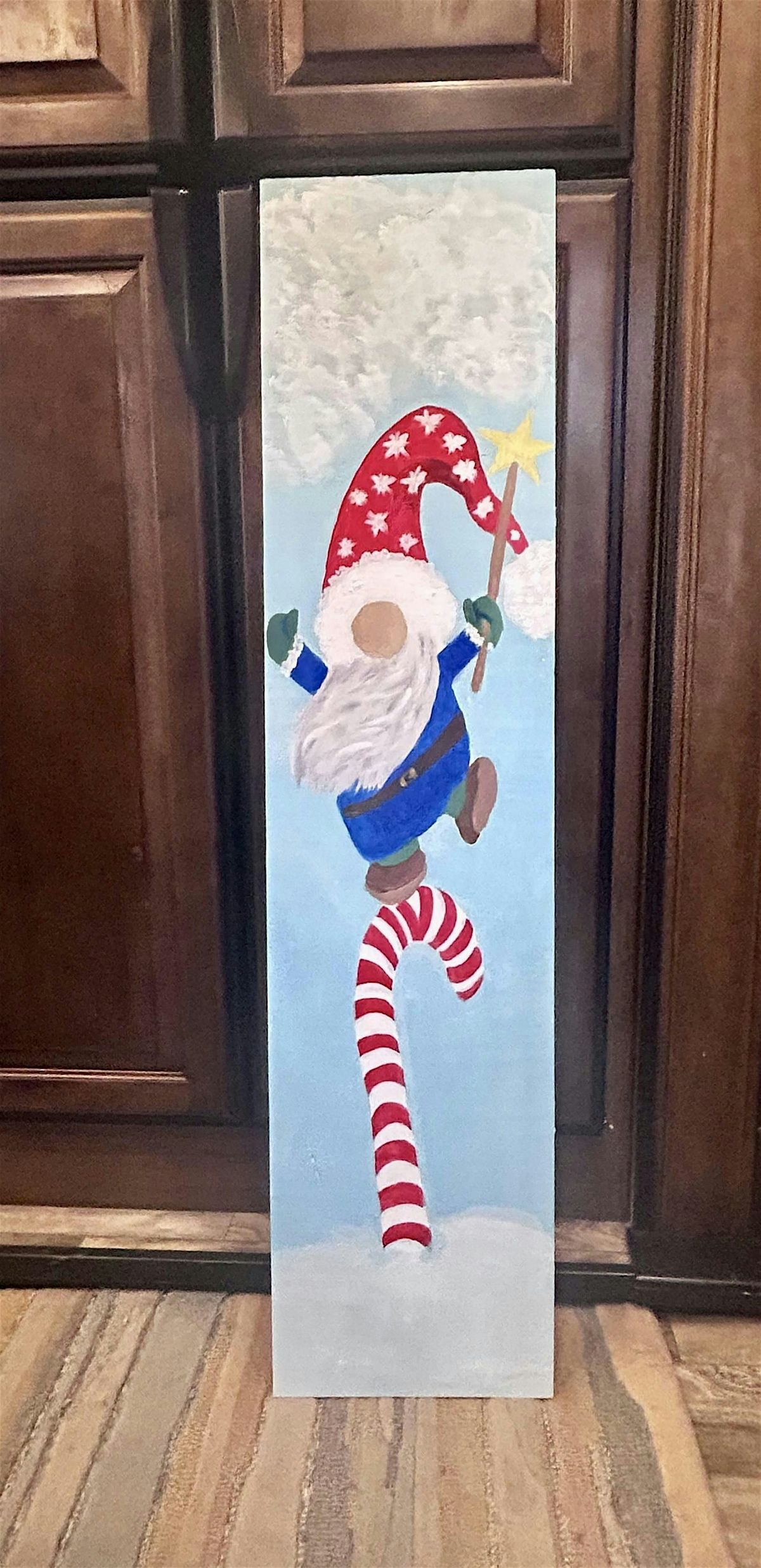 Happy Gnome Porch Leaner Paint Party