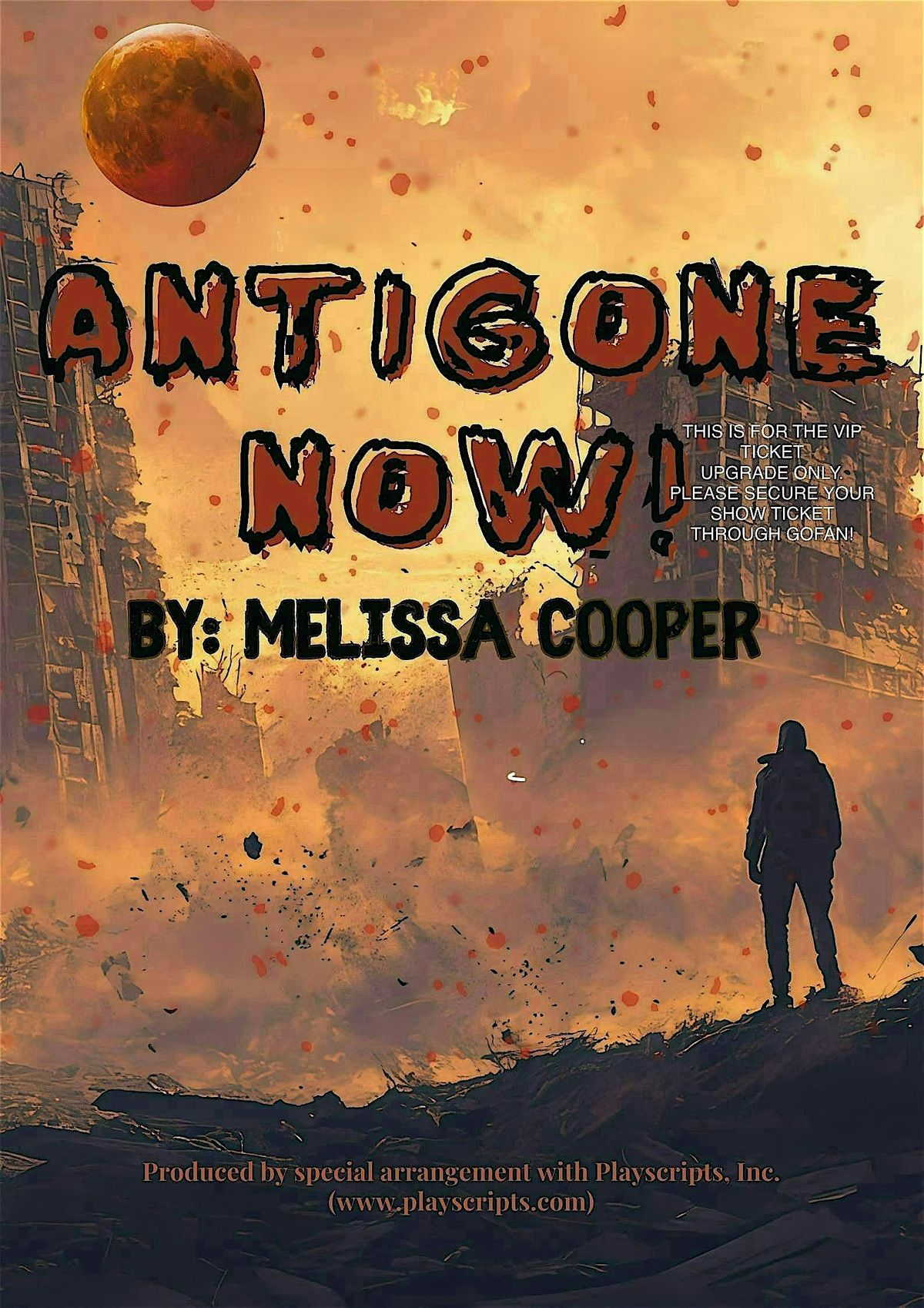 ANTIGONE NOW VIP Ticket UPGRADE ONLY at Midlothian High School