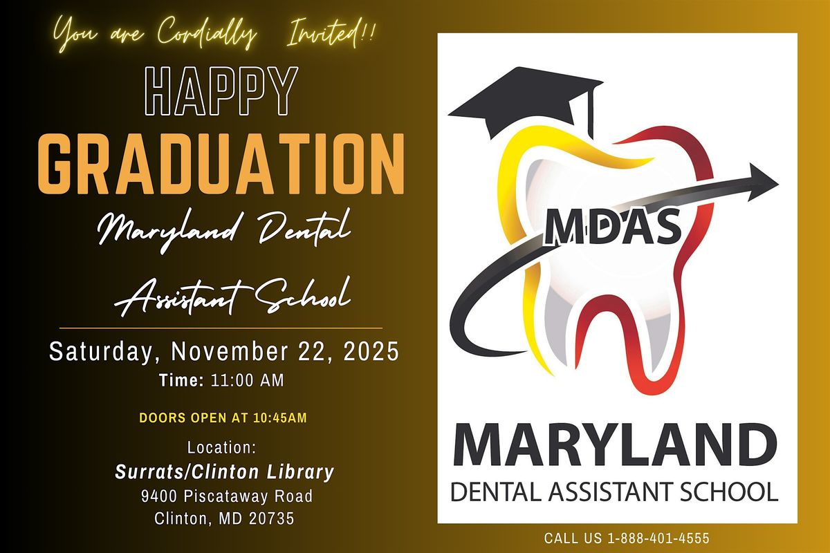 Maryland Dental Assistant School Graduation