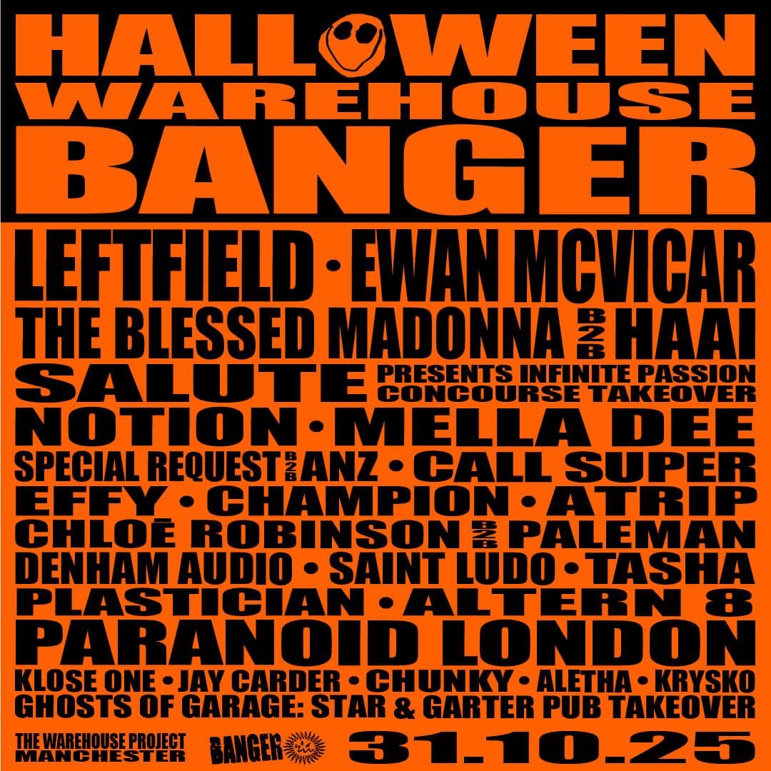 Warehouse Banger - The Warehouse Project Manchester Tickets