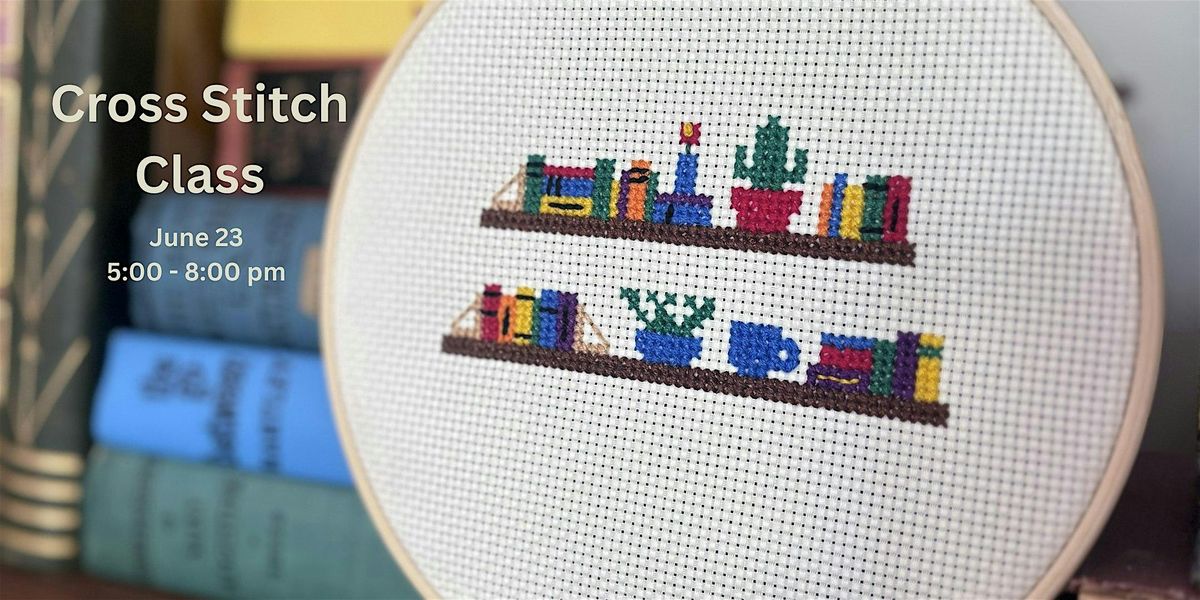 Bookish Cross Stitch Class