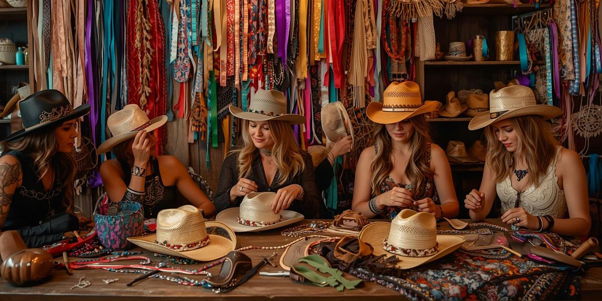 Crafts and Cocktails: Custom Hat Bar