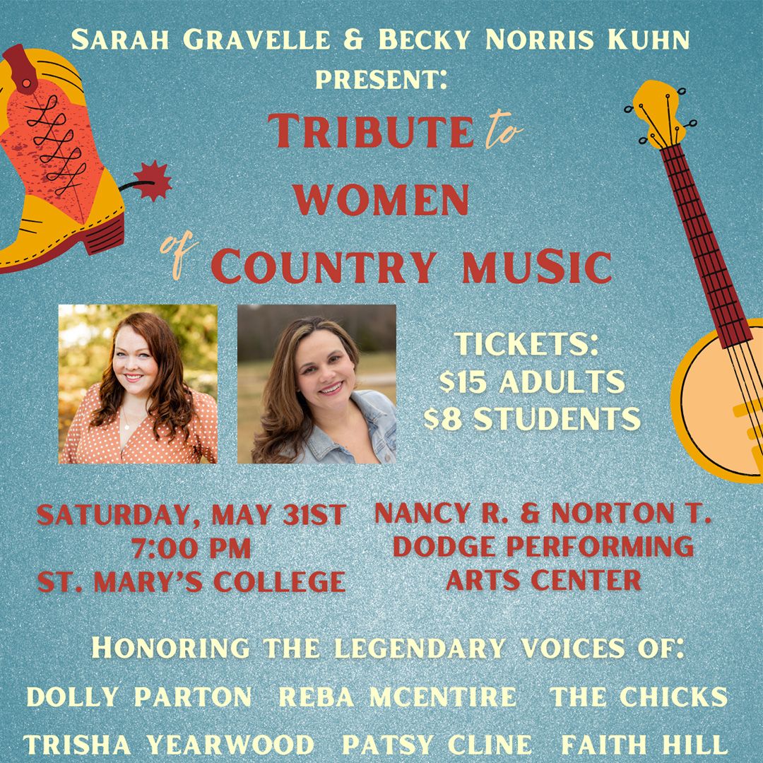 A Tribute to Women of Country Music: Sarah Gravelle & Becky Norris Kuhn
