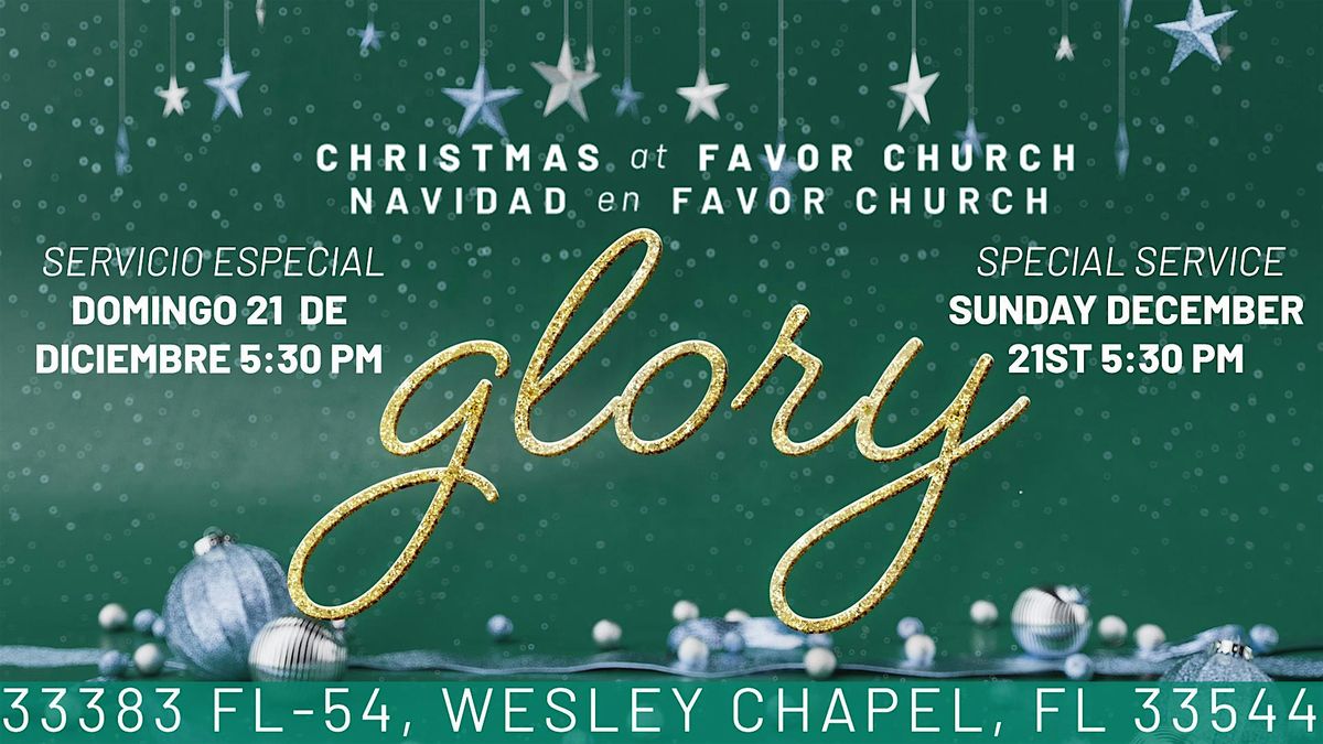 Celebrate Christmas with us at Favor Church, FL!