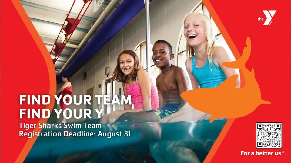 Tiger Sharks Swim Team 2023/2024 Montgomery County Family YMCA, Red