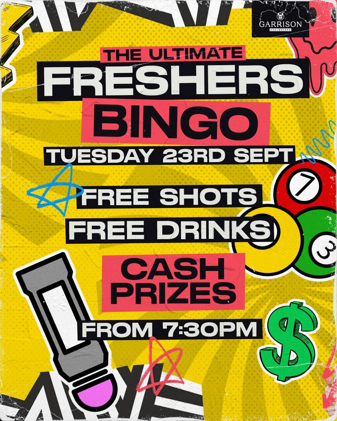 The Ultimate Freshers Bingo!