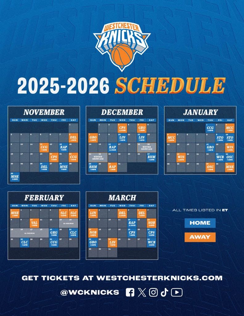 Westchester Knicks vs. Cleveland Charge