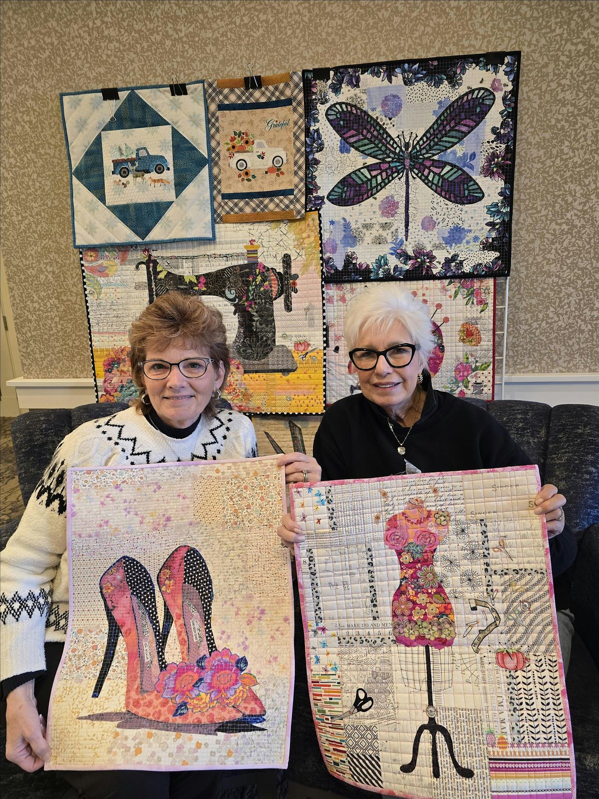 Collage Quilting the Laura Heine Way, with Certified instructors.
