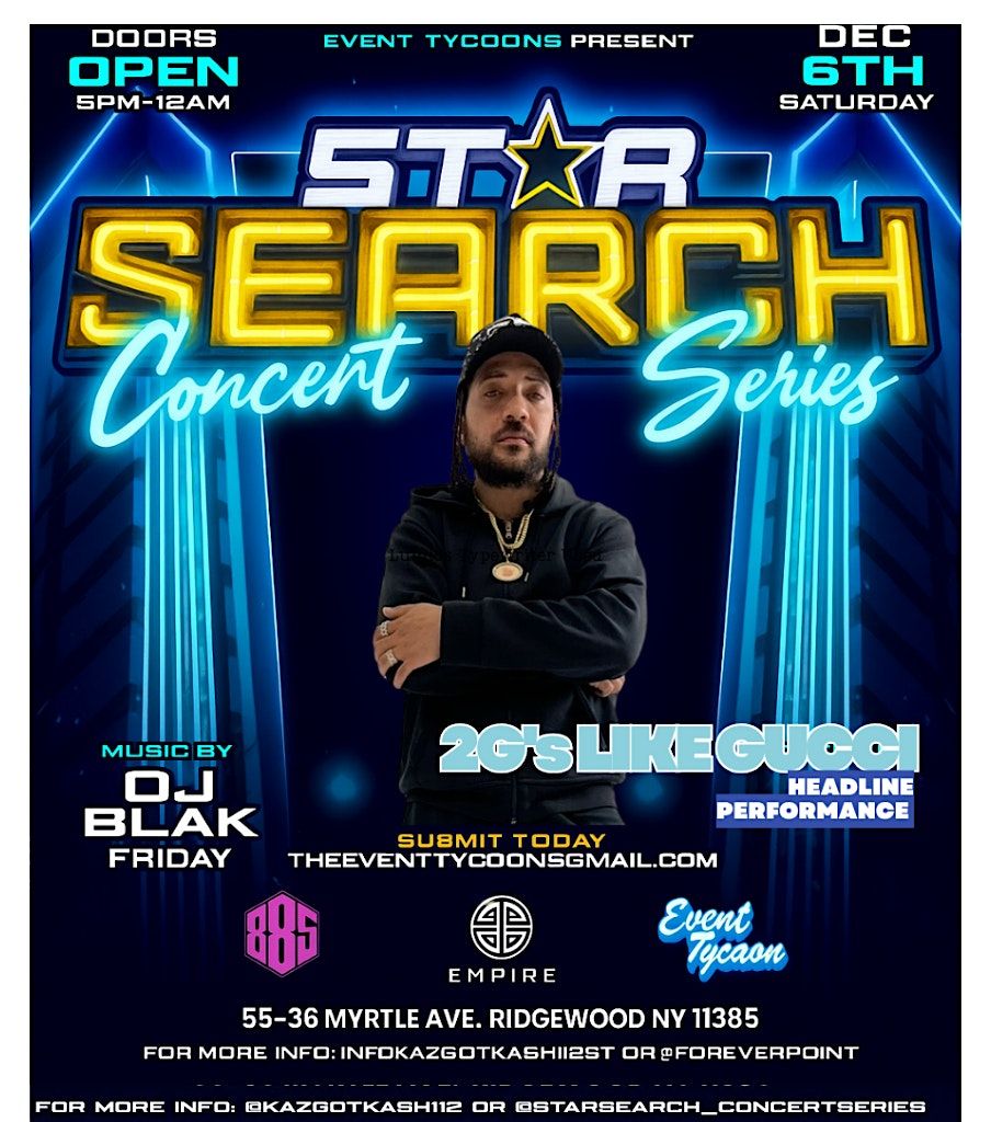 STAR SEARCH CONCERT SERIES