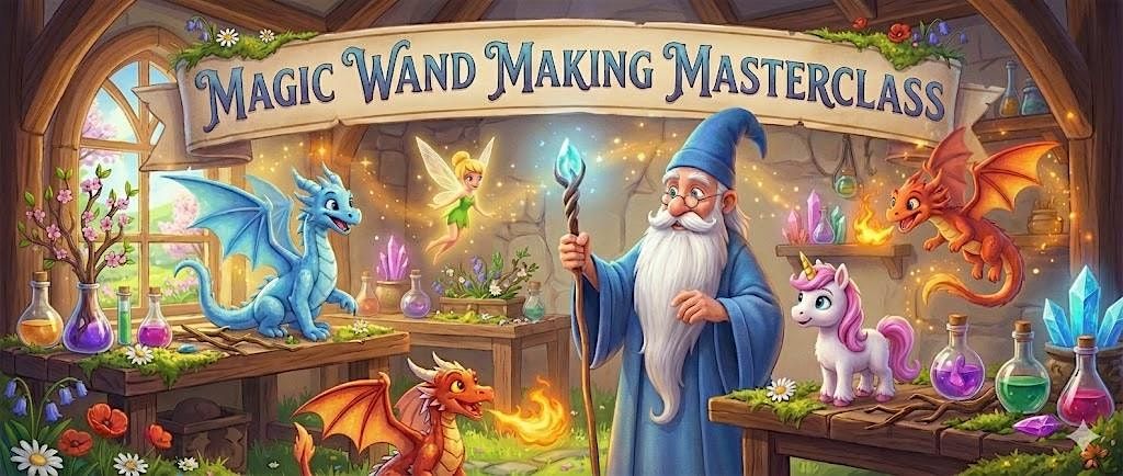 Magic Wand Making Masterclass at Upton Country Park - ages 4 and Up!