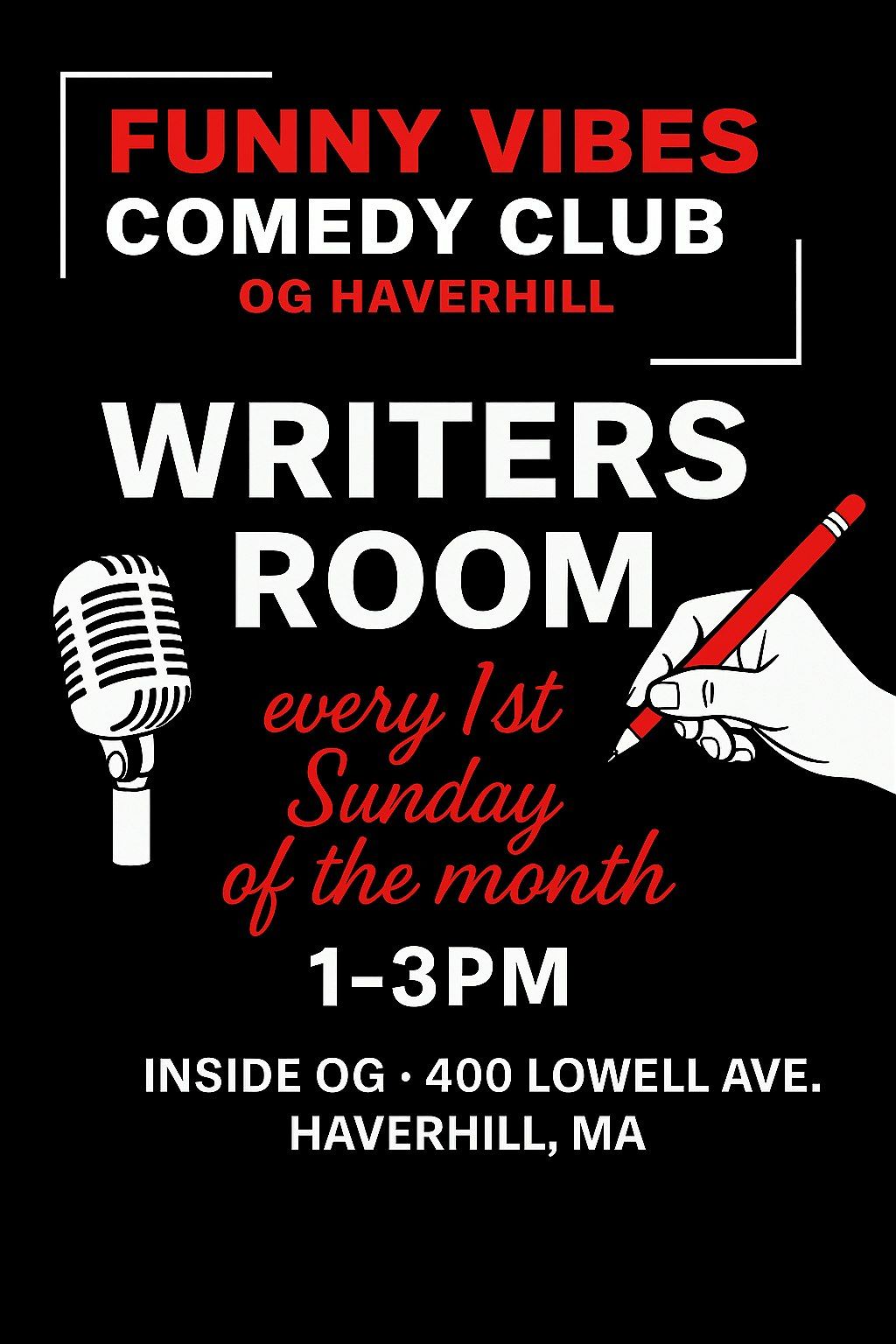 Funny Vibes Comedy Club Writers Room