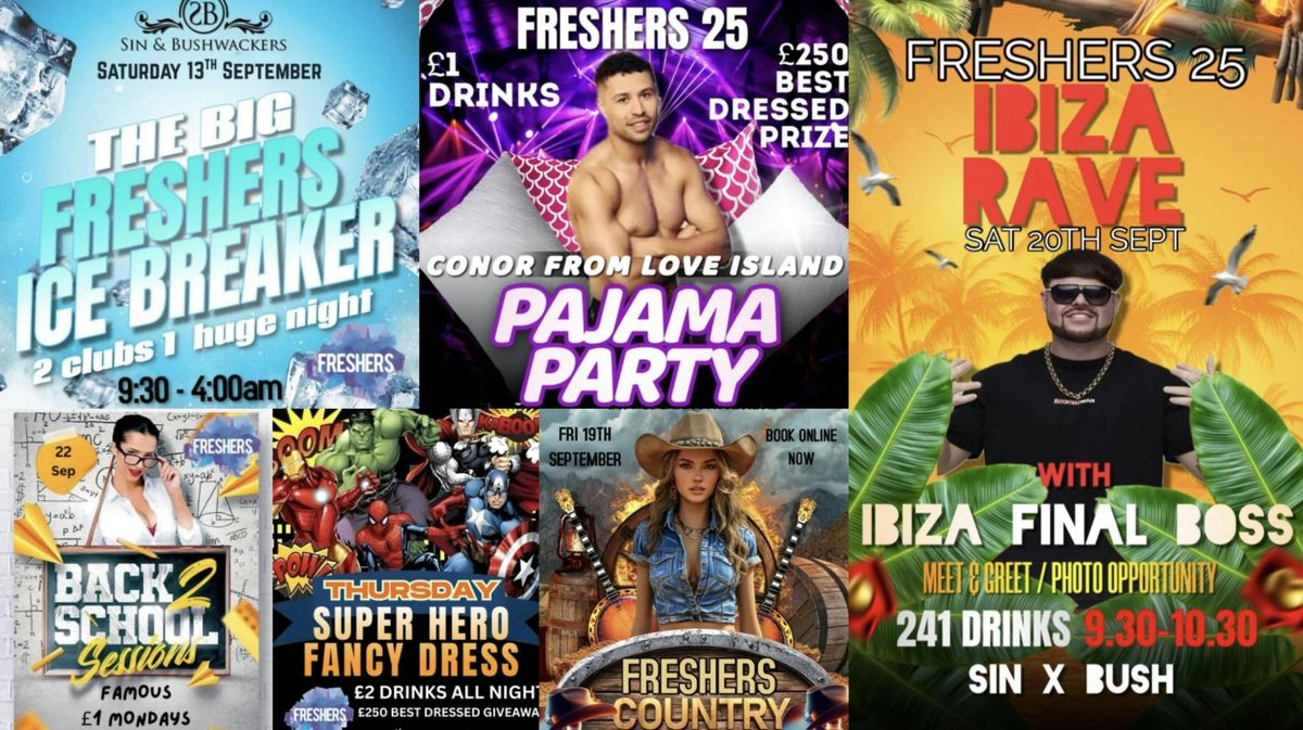 Worcester Uni Freshers Week 2025