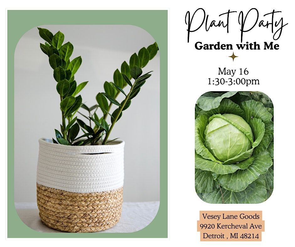 \u2728Plant Party: Garden with Me\u2728