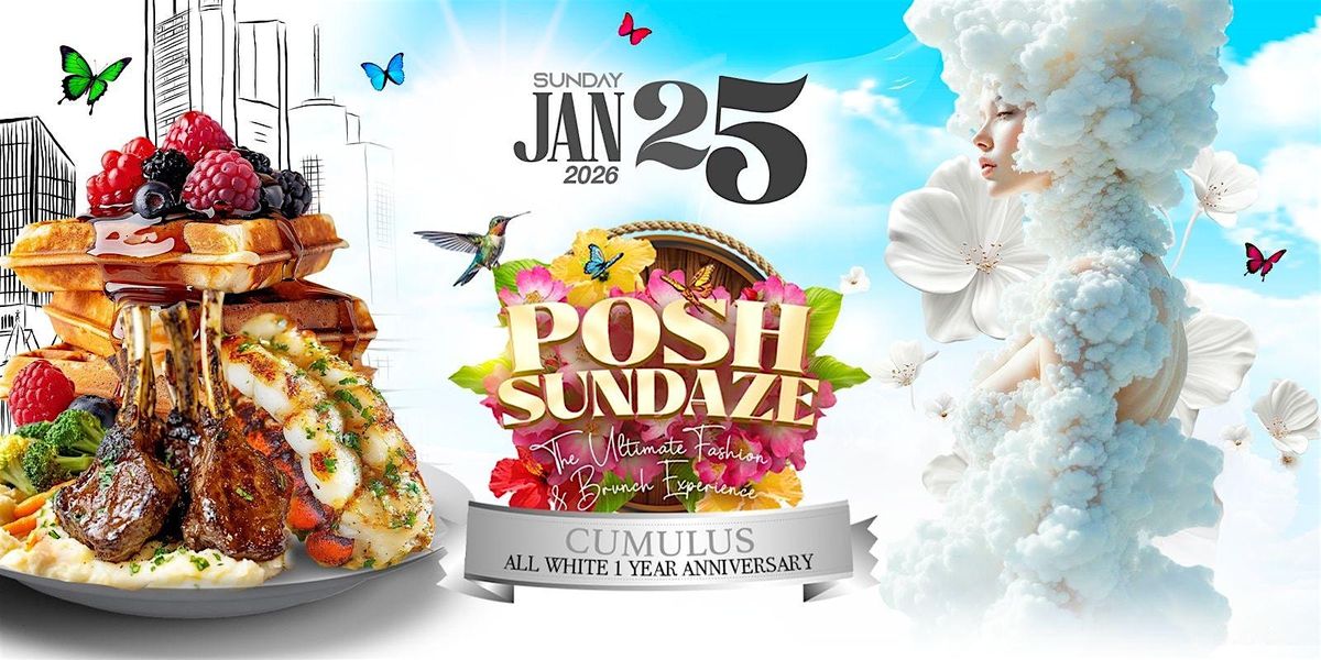 POSH SUNDAZE CUMULUS ALL WHITE