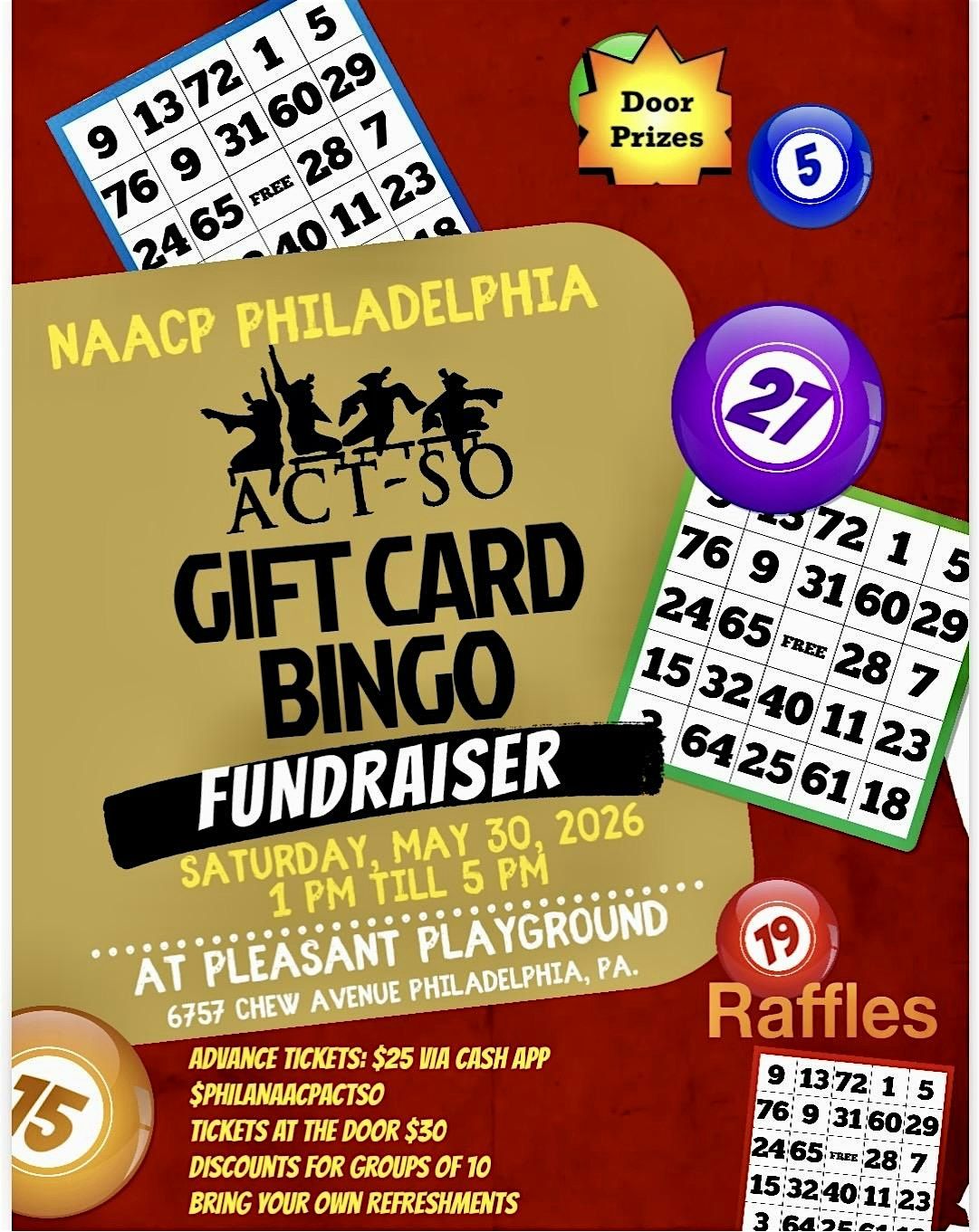 NAACP PHILADELPHIA ACT-SO GIFT CARD BINGO