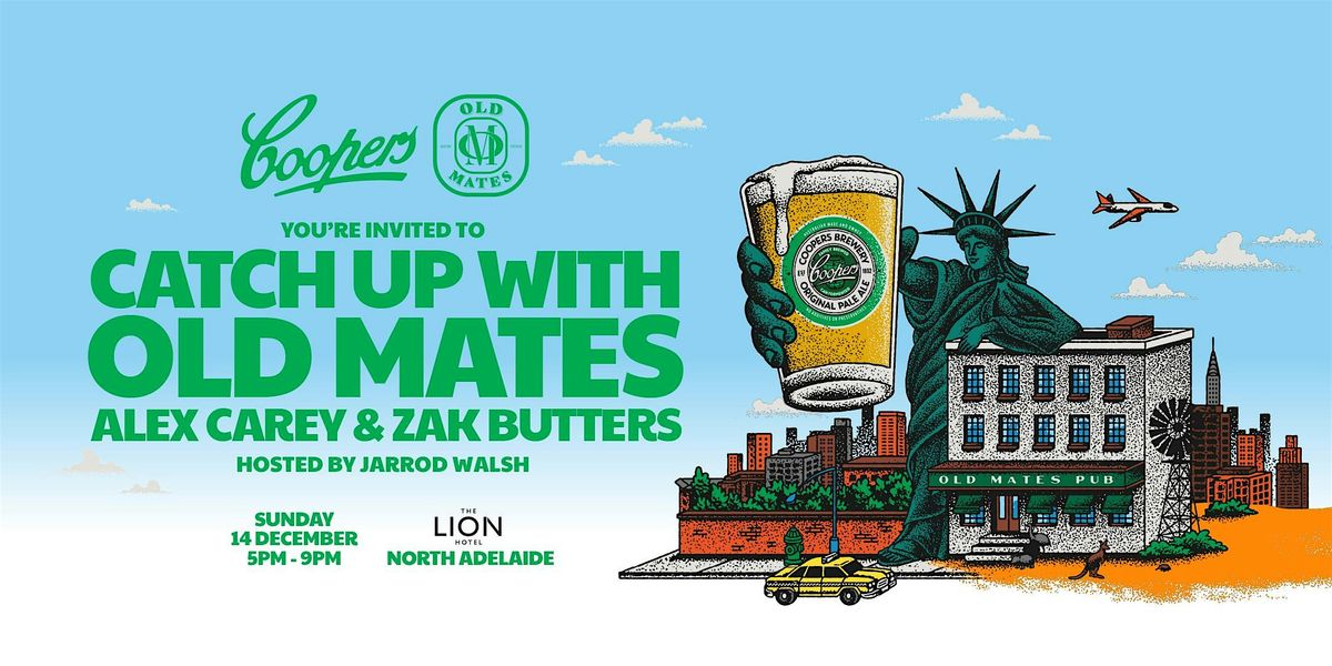 An evening with Alex Carey and Zak Butters in Adelaide (14 Dec)