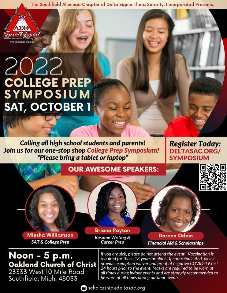 2022 College Prep Symposium Oakland Church of Christ, Southfield, MI