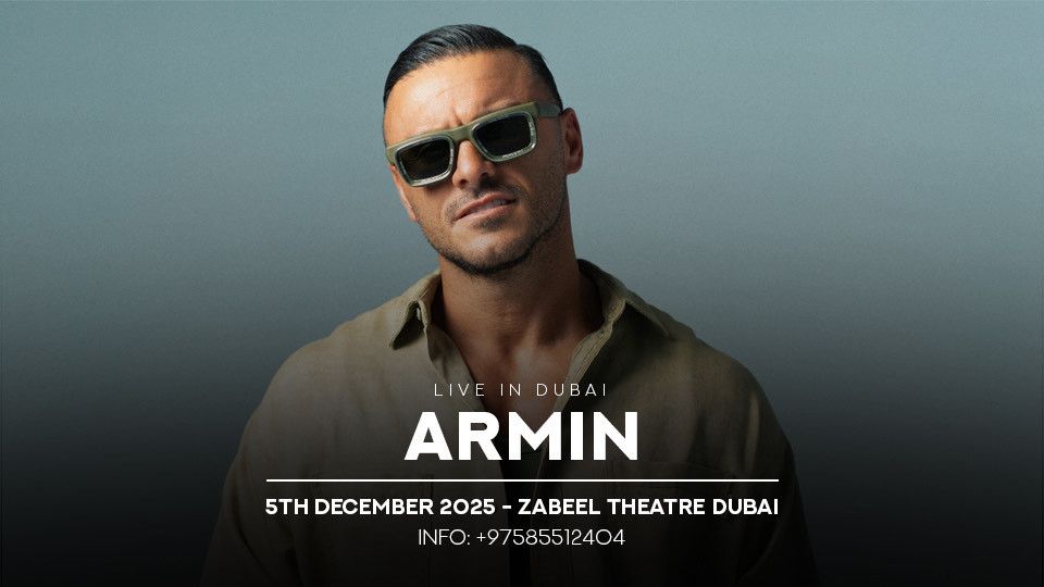 Armin Zareei Live at Zabeel Theatre in Dubai